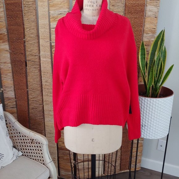 ♥️SOLD♥️Rachel Zoe Oversized Turtleneck Sweater - Picture 2 of 8